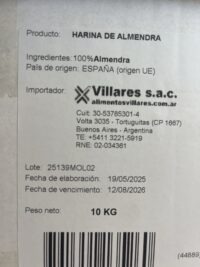 Harina de Almendras sin piel ITAC x 1 Kg fraccionada - Imagen 2