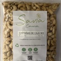 Castañas de Cajú W3 (blancas enteras) x 1 kg fraccionadas SAVIA