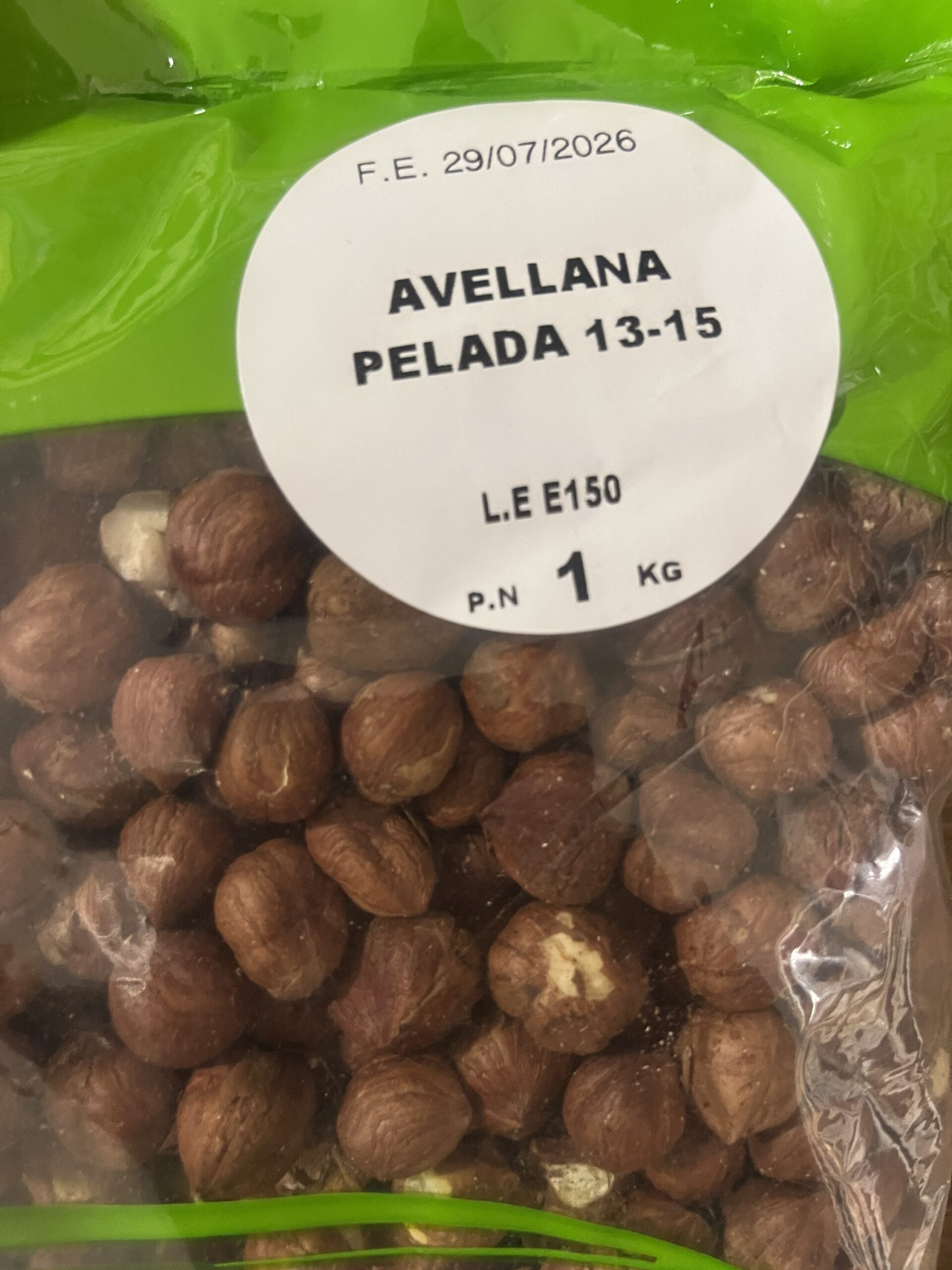 Avellanas Peladas 13/15 x 500 grs fraccionadas SAVIA - Imagen 2