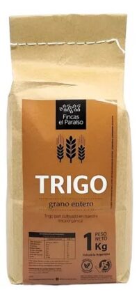 Trigo Pan en grano pelado x 1Kg FINCAS EL PARAÍSO