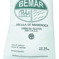 Fécula de Mandioca Sin TACC x 25 Kg BEMAR