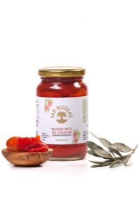 Morrones al Vinagre OLIVARES SAN NICOLÁS x 250 grs