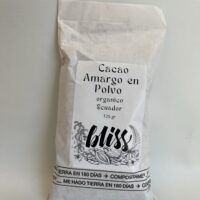 Cacao Amargo en Polvo Ecuador x 125 grs BLISS