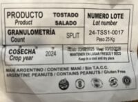 Maní Pelado con Sal x 1 kg fraccionado SAVIA - Imagen 2