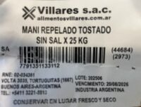 Maní Pelado sin Sal x 1 kg fraccionado SAVIA - Imagen 2