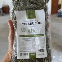 Fideos Tirabuzón Espinaca x 400 grs FINCAS EL PARAÍSO