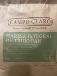 Harina de Trigo Integral  Pan x 25 Kg CAMPO CLARO - Imagen 2