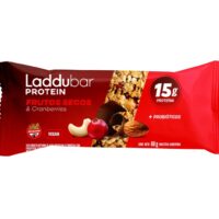 5 Barritas PROTEIN Frutos Secos & Cranberries x 60grs c/u LADDU BAR Sin TACC
