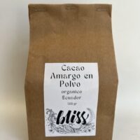 Cacao Amargo en Polvo Ecuador x 500 grs BLISS