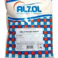 Gelatina Sin Sabor Origen Bovino x  1 Kg ALZOL