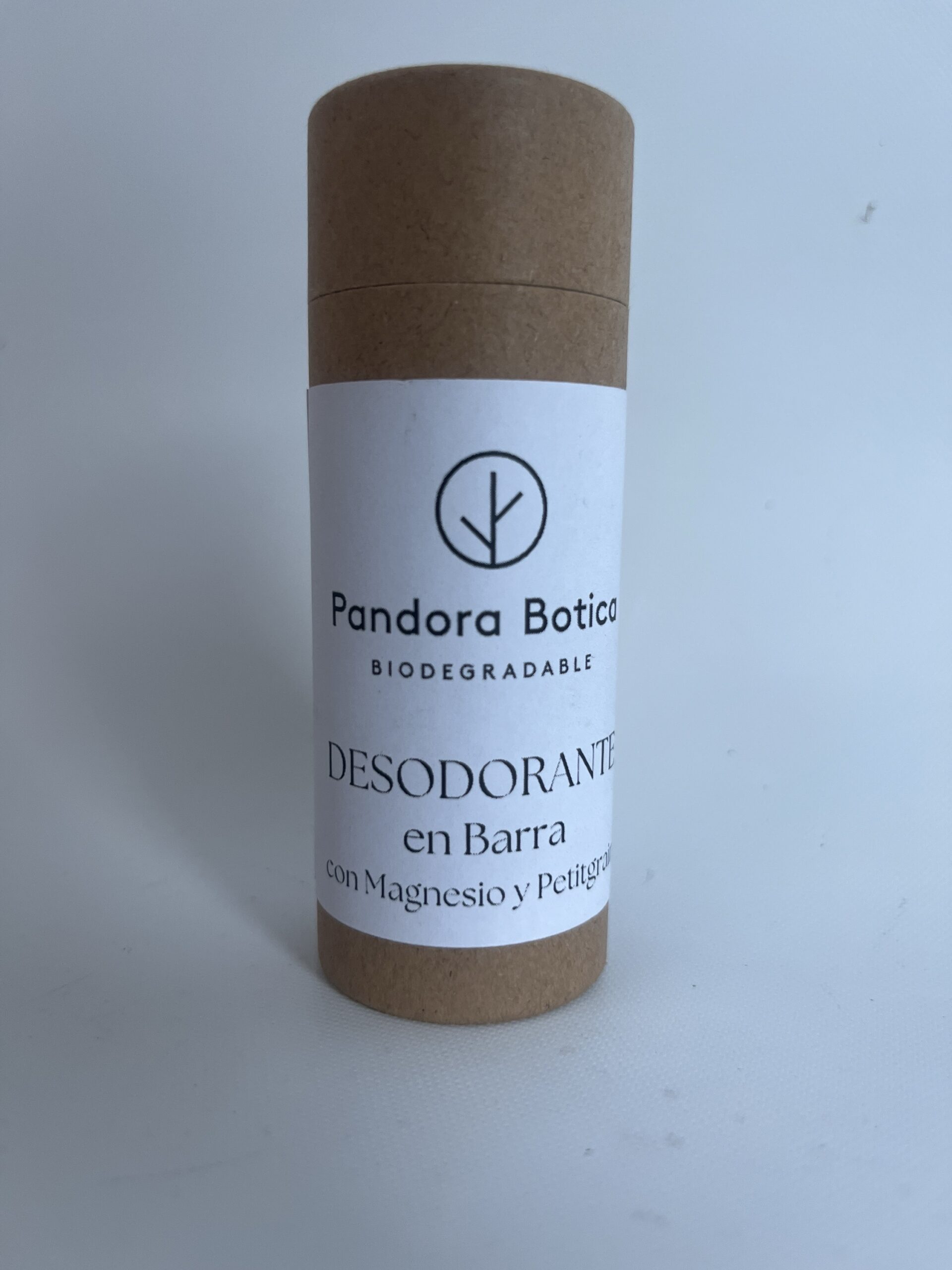 Desodorante en Barra -Magnesio y Petitgrain- x 75 grs PANDORA BOTICA