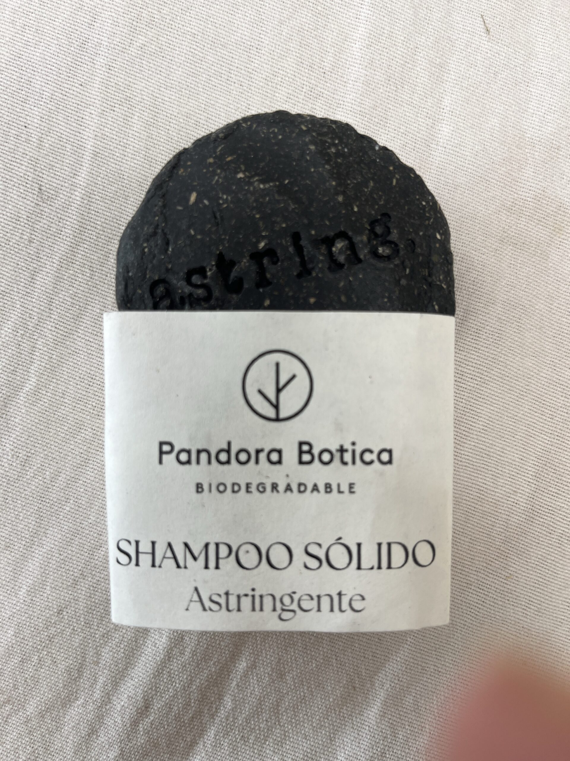 Shampoo Sólido -Astringente- x 80 grs PANDORA BOTICA