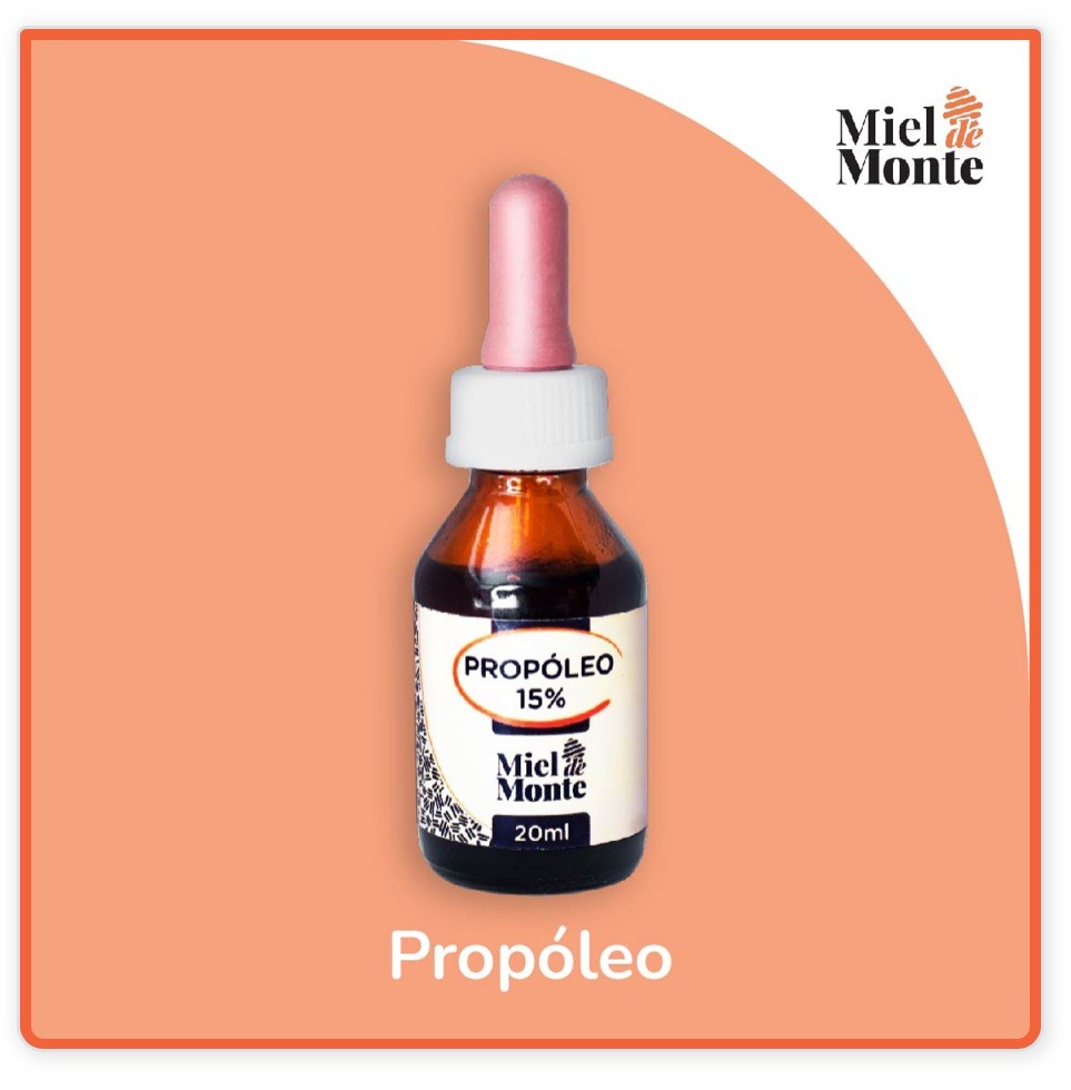 Propóleo x 30 ml al 15% Sin TACC MIEL DE MONTE