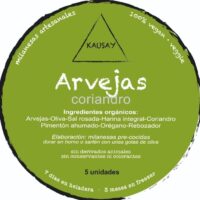 Milanesas orgánicas de Arvejas x 5 unidades aprox. 500 grs KAUSAY